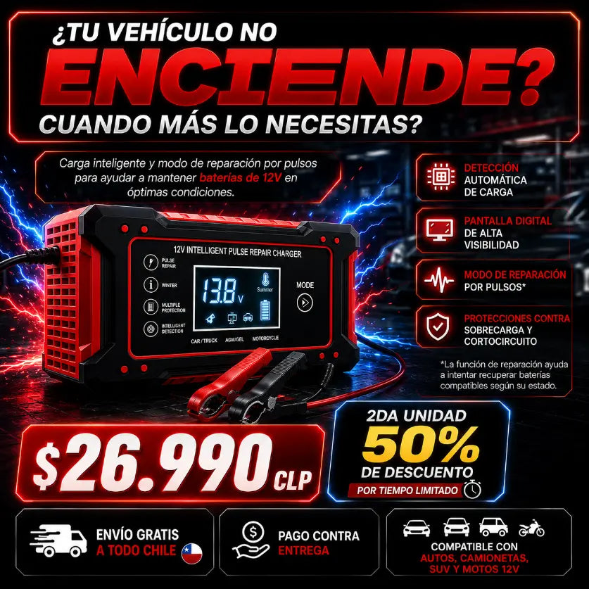 Cargador Reparador De Baterías