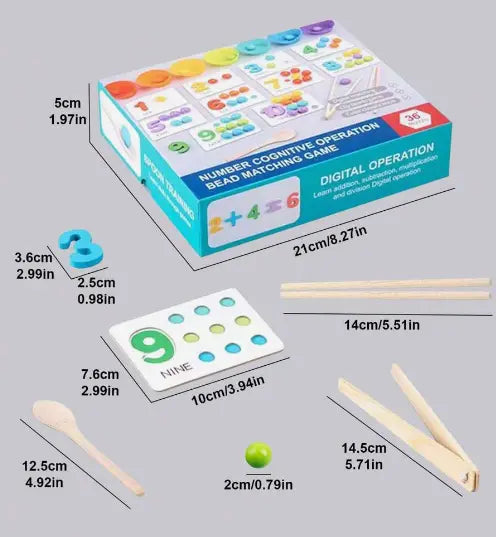 Juego De Matemáticas Montessori
