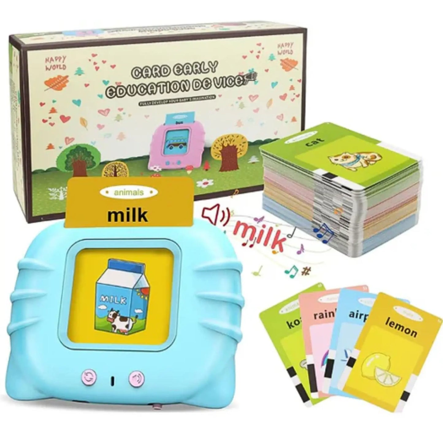 Juego Lector De Tarjetas Aprendo Inglés