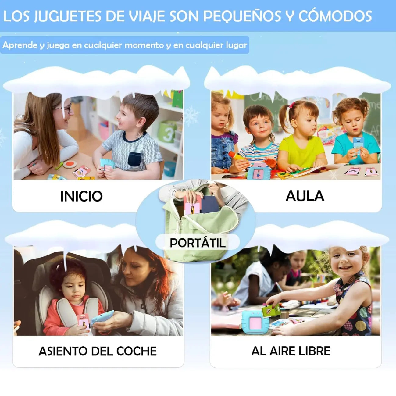 Juego Lector De Tarjetas Aprendo Inglés