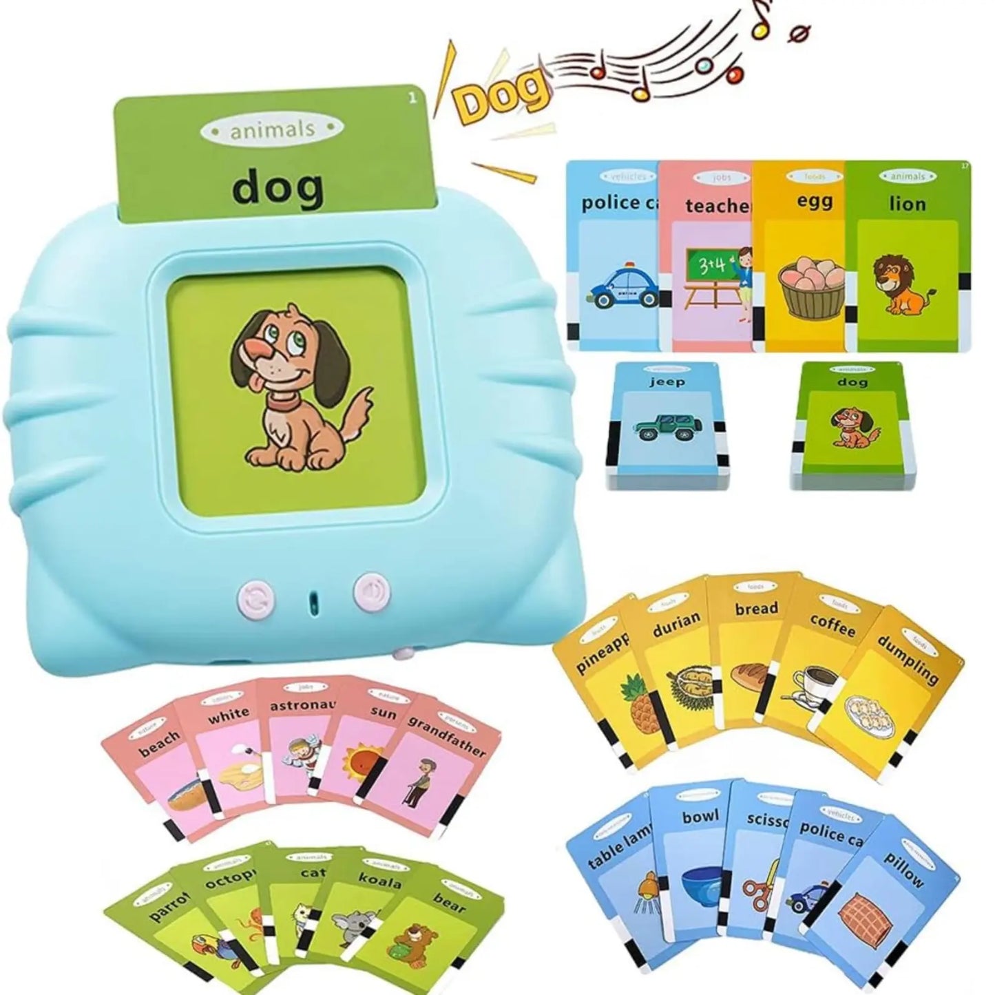 Juego Lector De Tarjetas Aprendo Inglés