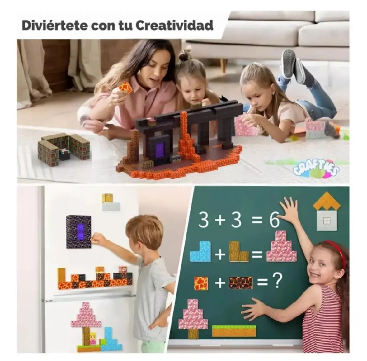 Bloques Armables Magneticos 75 Piezas