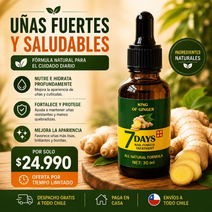 Suero Jengibre Uñas 7 Days