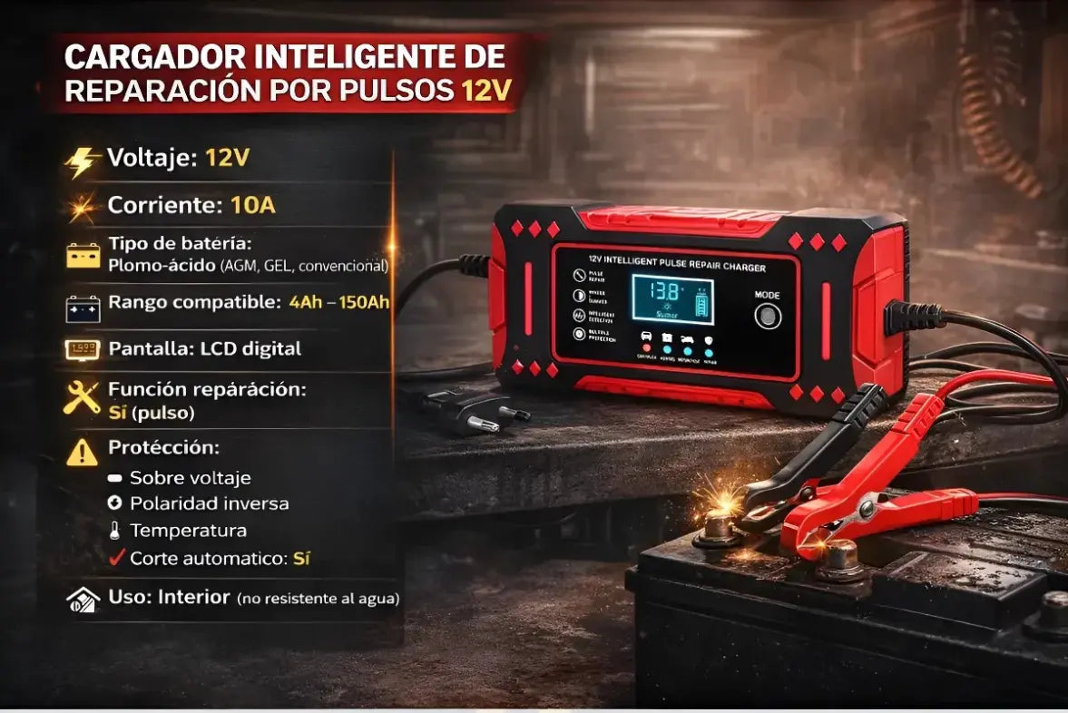 Cargador Reparador De Baterías