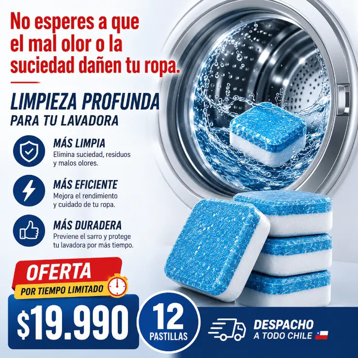 Pastillas Limpiadoras Lavadora