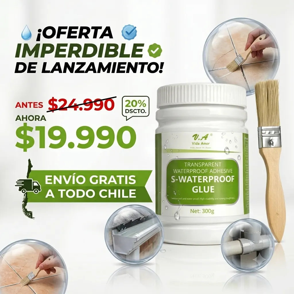 Sellador Adhesivo Impermeable Con Brocha 300g