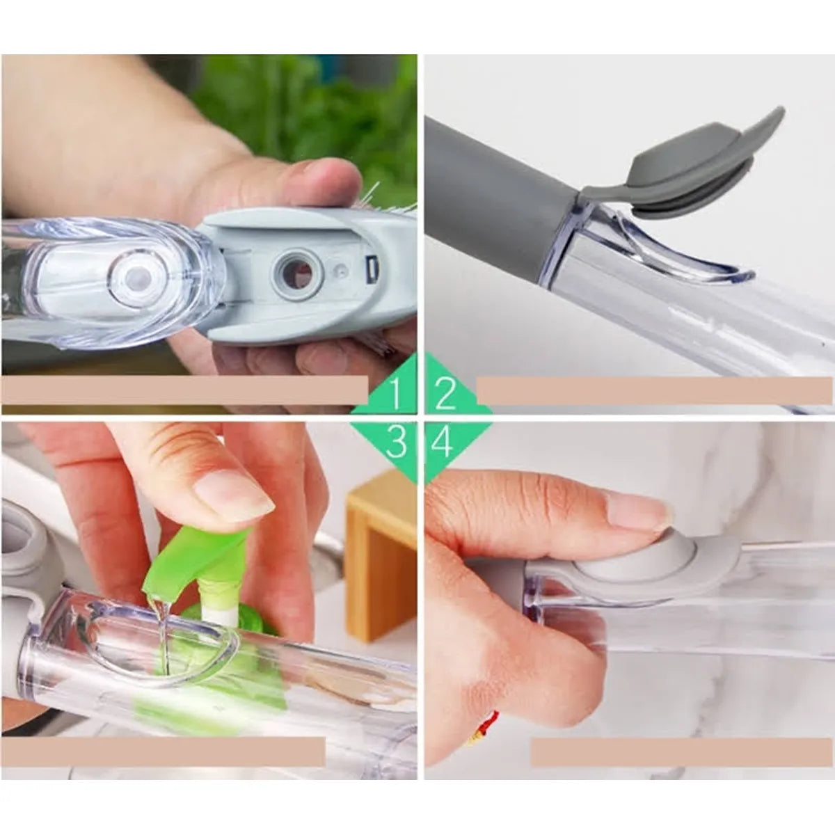 CEPILLO DISPENSADOR JABON LIMPIEZA HOGAR